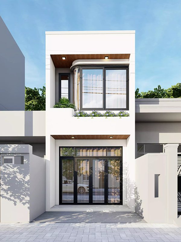 xây nhà 2 tầng 600 triệu