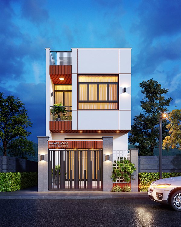 Mặt tiền nhà 2 tầng 600 triệu